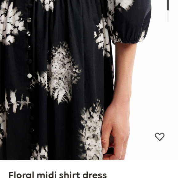 Desigual Floral midi shirt dress - Picture 4 of 7